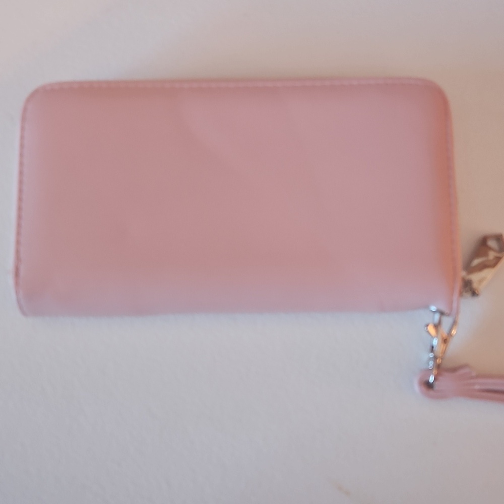 BCBGeneration Soft Pink Wristlet Clutch - Picture 2 of 3